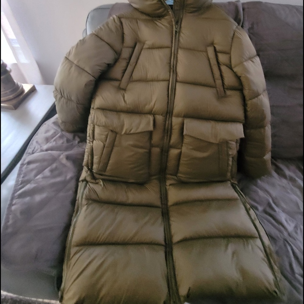 American Eagle Long Puffer Jacket
